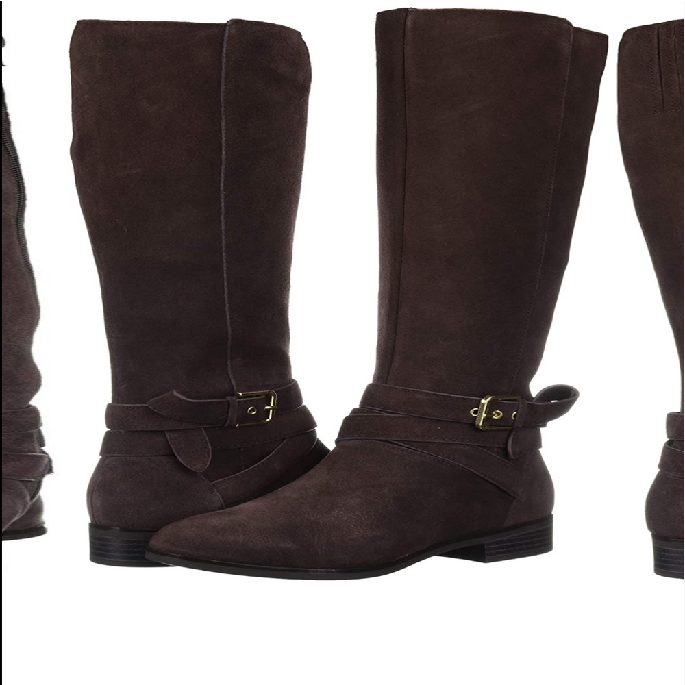 Kensie Brown Suede Knee High Boots ❤️